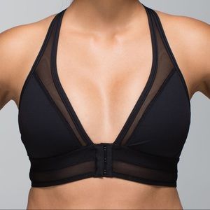 Lululemon black Sports Bra (Seek the Heat)